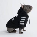 "WOOF" hondenhoodie - Zwart en reflecterend