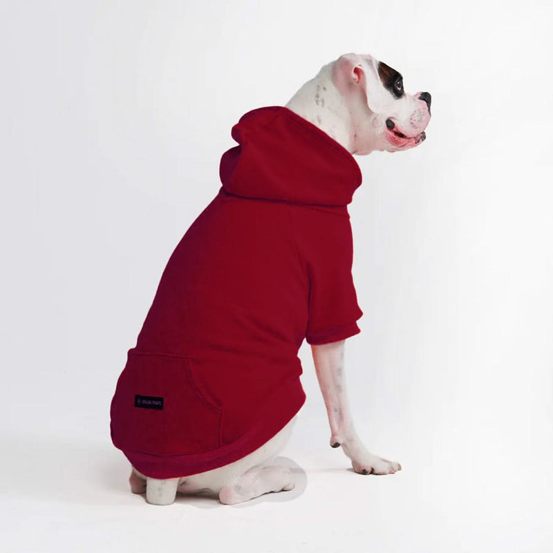 Essentiële hondenhoodie - Bourgondië