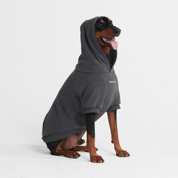 Essentiële hondenhoodie - Donker grijs