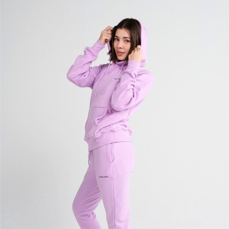 Essentiële menselijke hoodie - Orchidee Paars