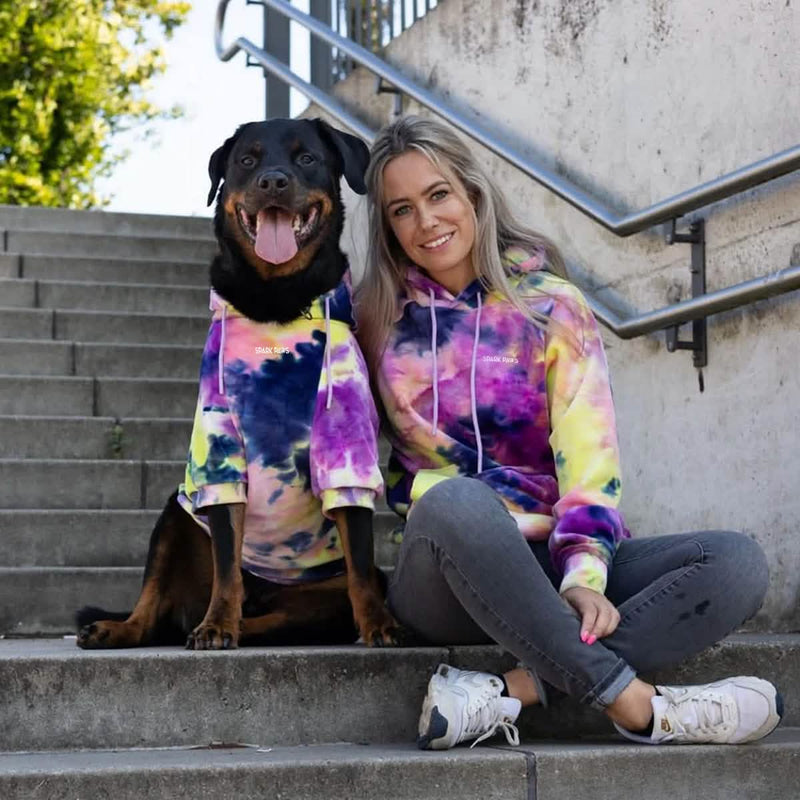 Fluwelen Mensen-Hoodie - Bessenlimonade