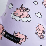 Hondenpyjama - Wanneer varkens vliegen - Paars