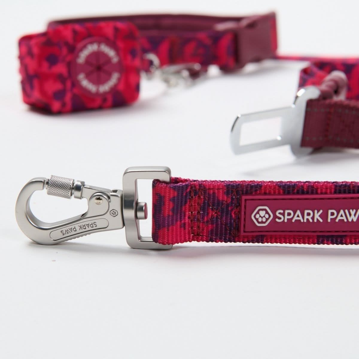 Handsfree 4-in-1 multifunctionele lijn & Poepzakhouder Set – Fuchsia c – SPARK  PAWS