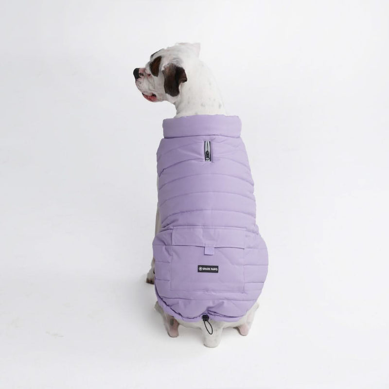 WarmShield waterbestendig jack - Lila (maat 4XL)