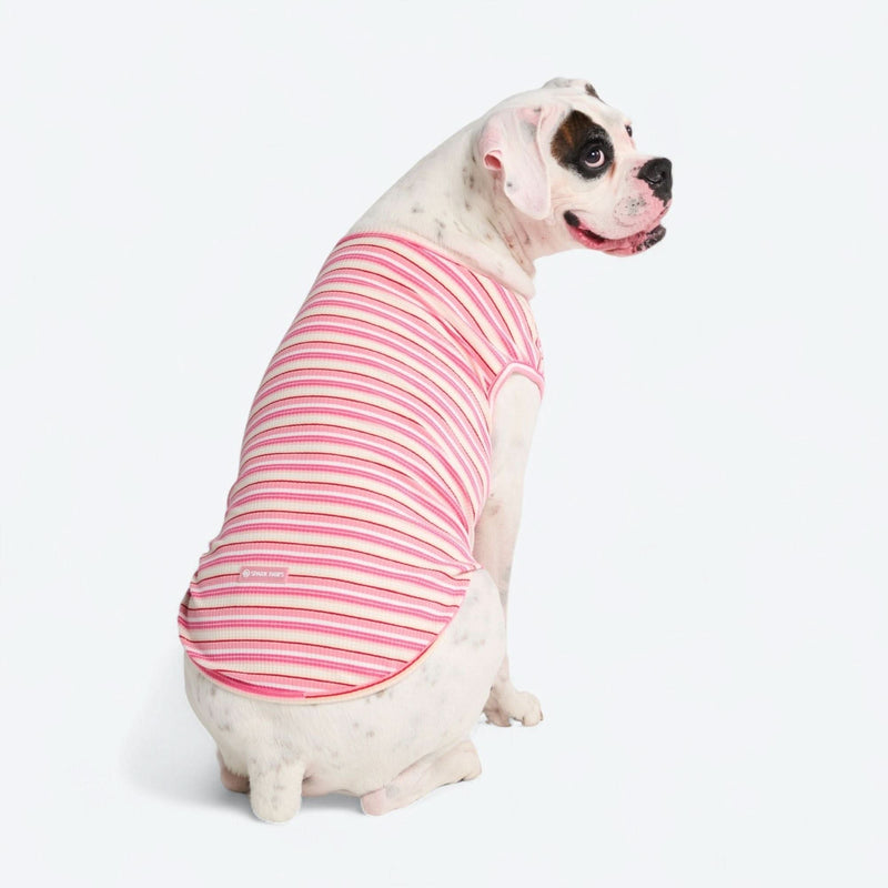 Gestreept Shirt - Roze Rood