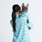 Human Pyjama Top - Breakfast - Blauw