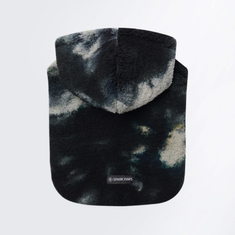Fluffdreams deken hond hoodie - Oreo