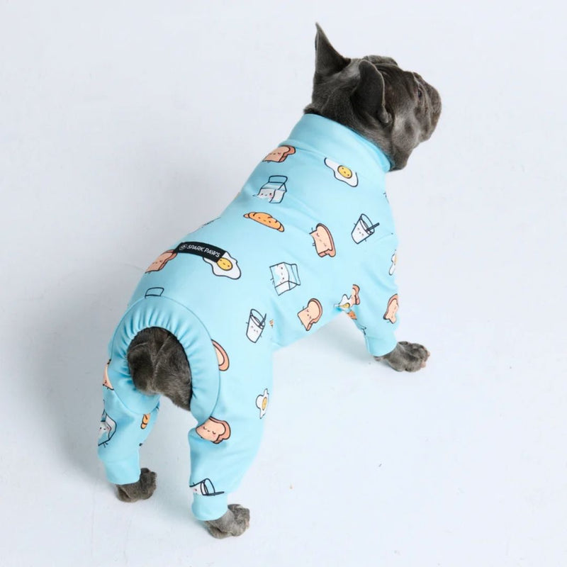 Human Pyjamabroek - Breakfast - Blauw