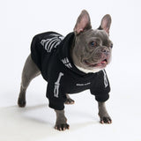 Halloween Dog Hoodie - Reflective Skeleton