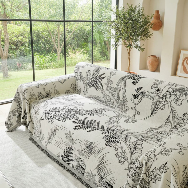 Bankhoes – Lelietje-van-dalen Zwart