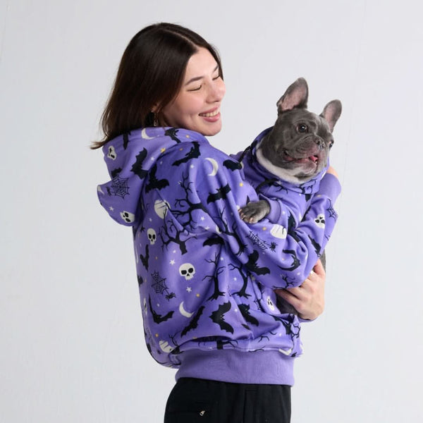 Halloween Human Hoodie - Paars