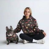 De Duitsland hoodie voor mensen – Donkerbruin