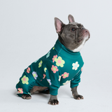 Hondenpyjama - Bloem Groen