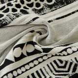 Bankhoes – Modern Mozaïek Zwart