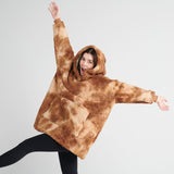 Fluffdreams oversized menselijke hoodie - Mokka