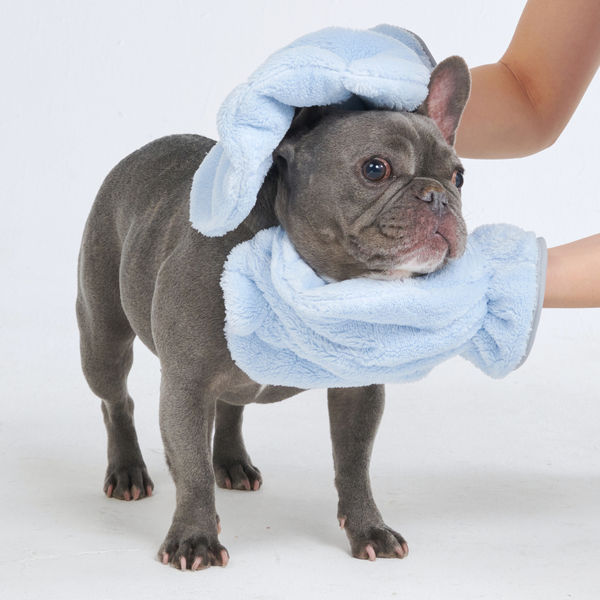 Handdoekhandschoen voor honden