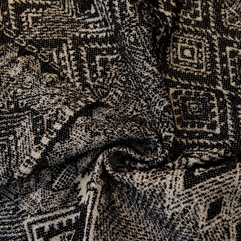 Bankhoes – Rustiek Boho Zwart