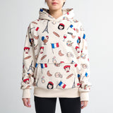 France Hoodie Beige||size:S,M,L,XL,2XL