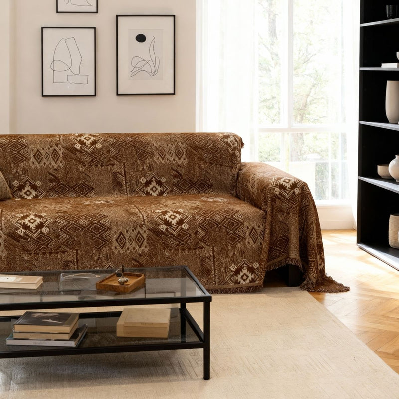 Bankhoes – Rustiek Boho Bruin