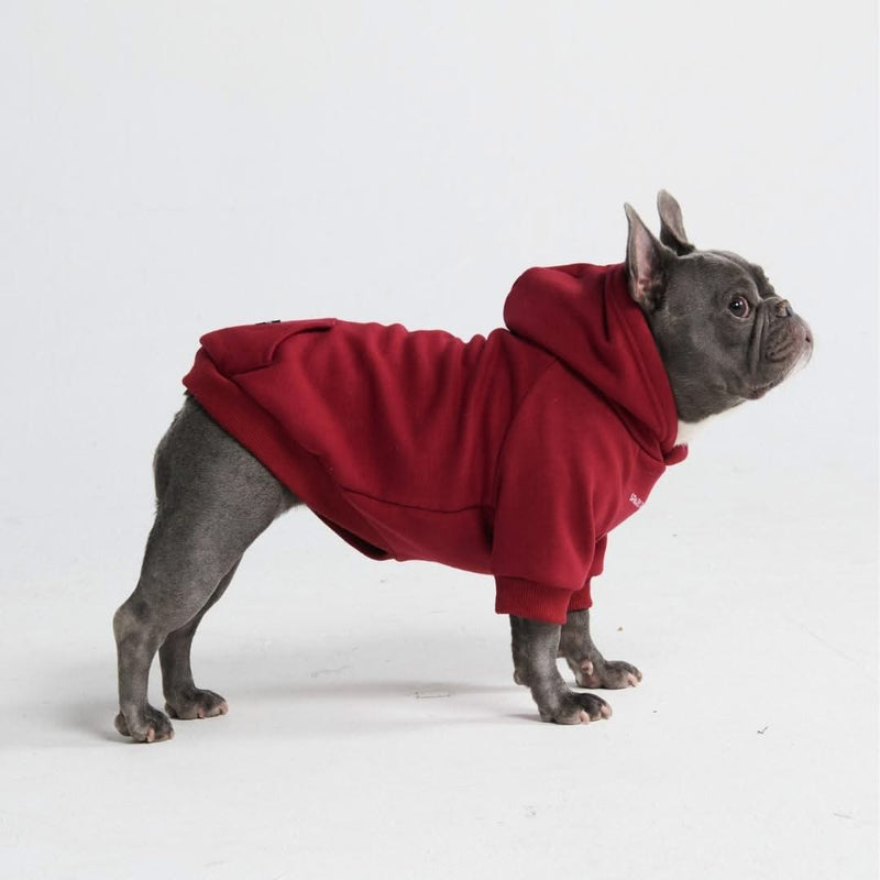 Essentiële hondenhoodie - Bourgondië