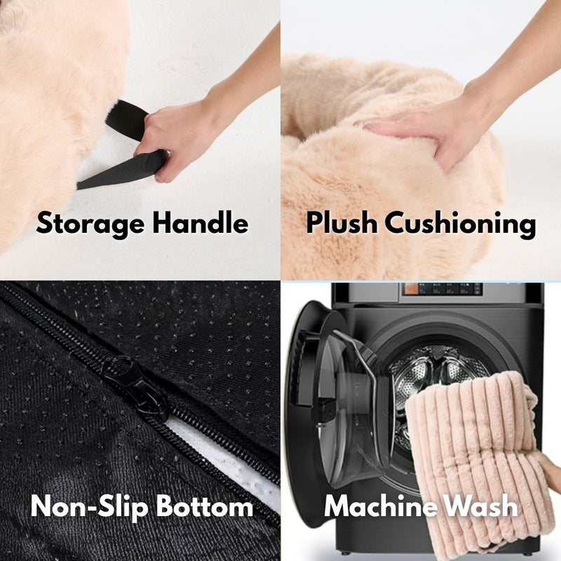 Kalmerend Zacht Bankhoes Hondenbed - Beige