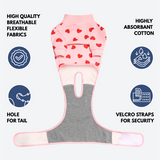 Butterfly and Pink Hearts||size:S,M,L,XL,2XL,3XL,4XL,5XL