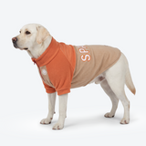 Orange Tan Plush Fleece Dog Sweater||size:3XL