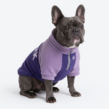 Purple Plush Fleece Dog Sweater||size:L