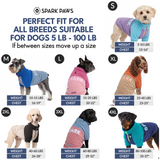 Teal Navy Plush Fleece Dog Sweater||size:S,M,L,XL,2XL,3XL,4XL