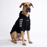 Woof Black Hoodie||size:5XL