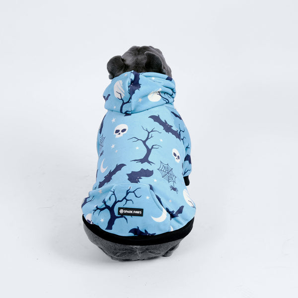 Halloween Honden Hoodie - Blauwgroen