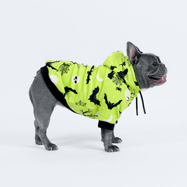 Halloween Honden Hoodie - Neon