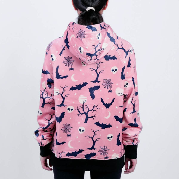 Halloween Human Hoodie - Roze