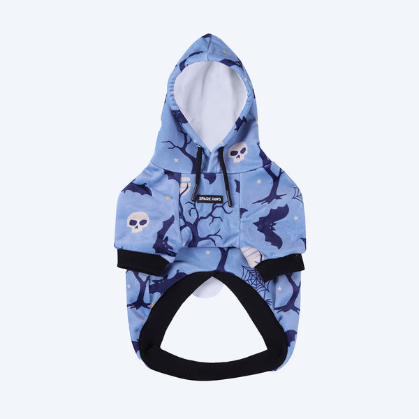 Halloween Honden Hoodie - Blauw