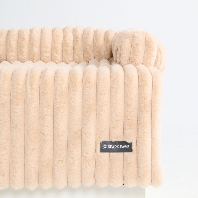Luxe Bankhoes Hondenbed - Beige