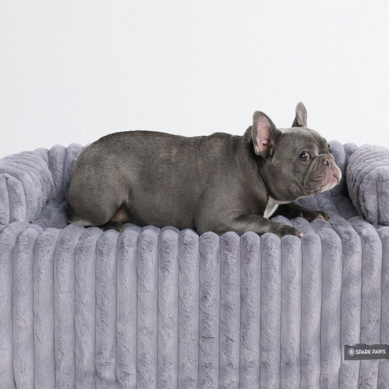 Luxury Couch Cover Dog Bed - Grey