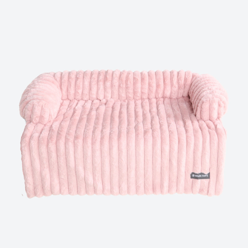 Luxe Bankhoes Hondenbed - Roze
