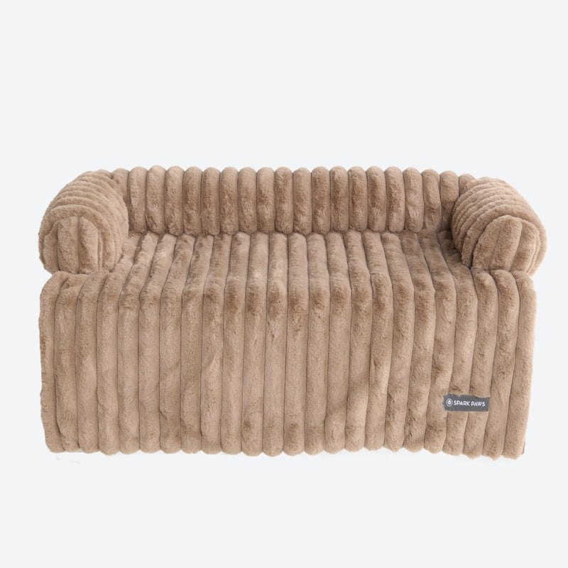 Luxe Bankhoes Hondenbed - Bruin