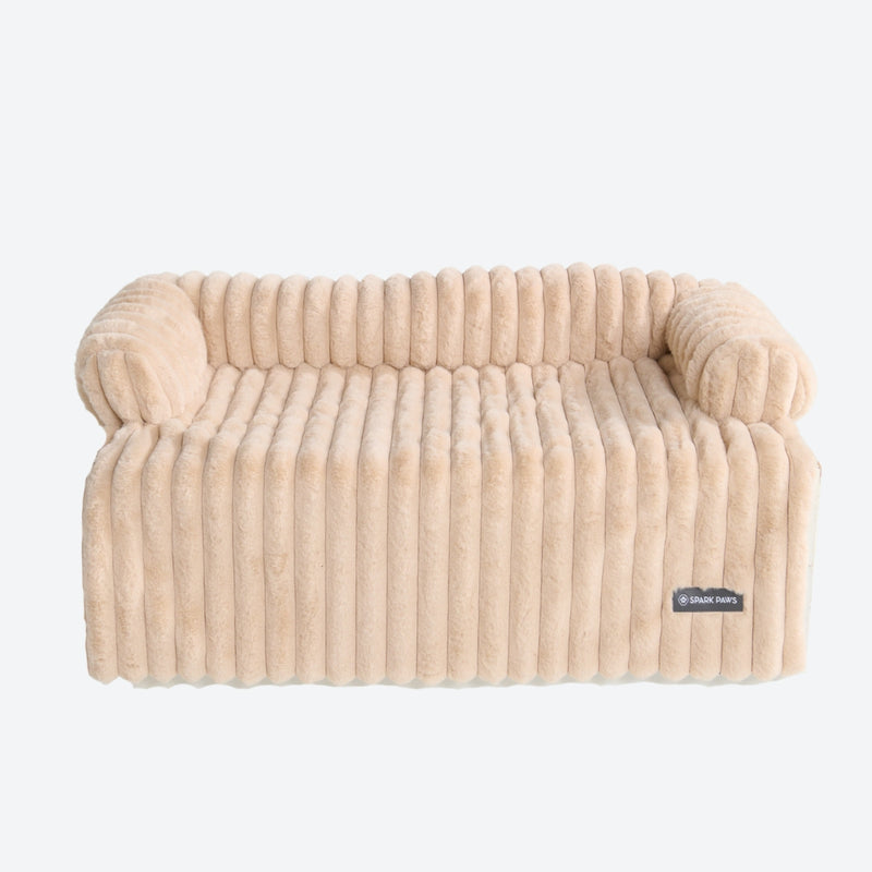 Luxe Bankhoes Hondenbed - Beige