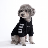 Woof Black Hoodie||size:M
