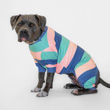 Hondenpyjama - Marineblauw Turkooisblauw (MAAT S)