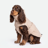 Beige Quilted Winter Jacket||size:XL