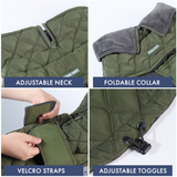 Green Quilted Winter Jacket||size:S,M,L,XL,2XL,3XL,4XL