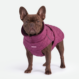 Magenta Quilted Winter Jacket||size:L