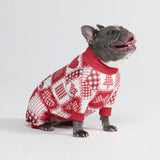 Kerst hondenpyjama - Feestelijk Patchwork