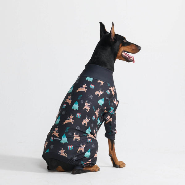 Kerst hondenpyjama - Rendieren