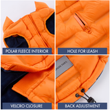 Orange Thermosonic Winter Jacket||size:S,M,L,XL,2XL,3XL,4XL