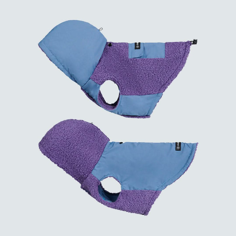 Omkeerbaar jack - Paars en blauw