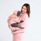Essentiële hondenhoodie - Stoffig roze