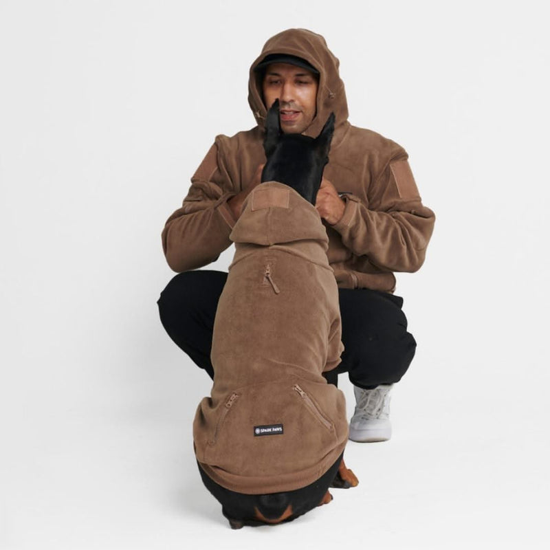 Cozyflex Utility menselijke hoodie - Bruin